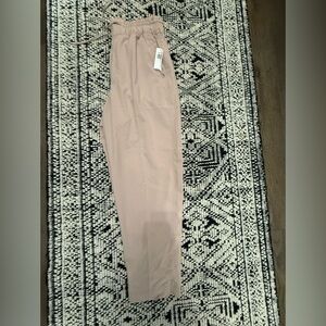 New with tags blush colored high rise stretch jogger pants size S